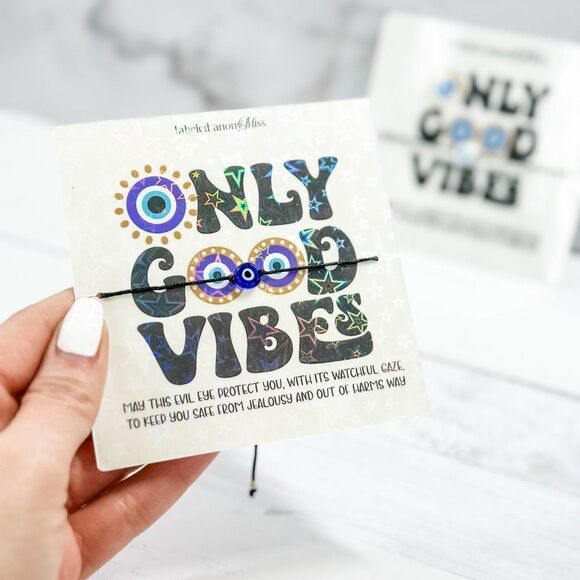 Cant See The Haters Over My Lashes Evil Eye Bracelet - Picture 13 of 15